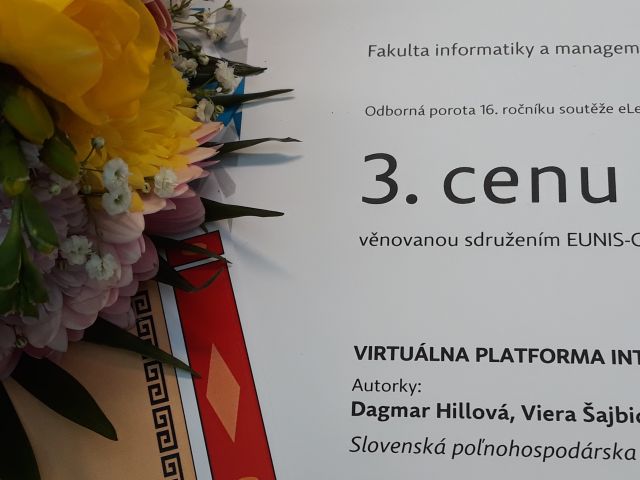 Virtuálna Interaktívna experimentálna záhrada vyhrala 3. miesto v súťaži!